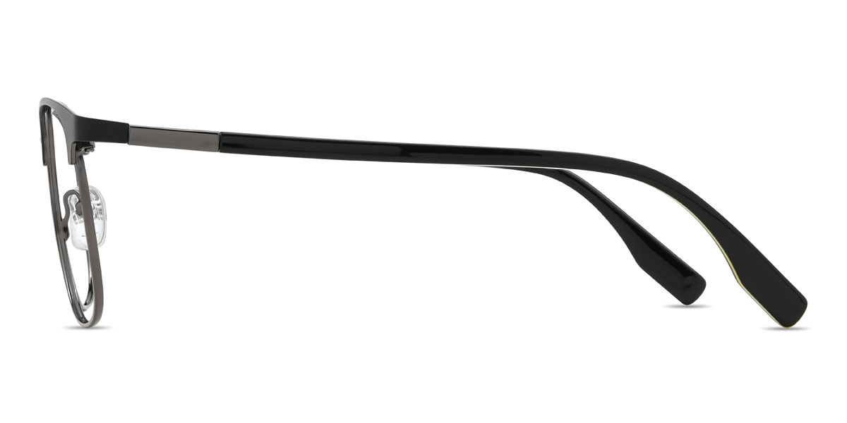 Gun Black Amias Glasses - Square Glasses