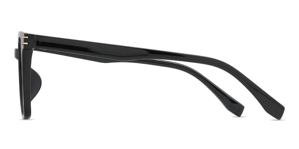 Black Jayda Glasses - Square Glasses