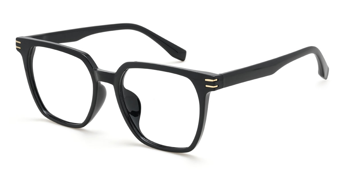 Black Jayda Glasses - Square Glasses