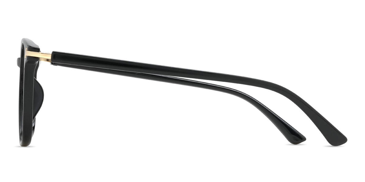 Black Khalani Glasses - Square Glasses