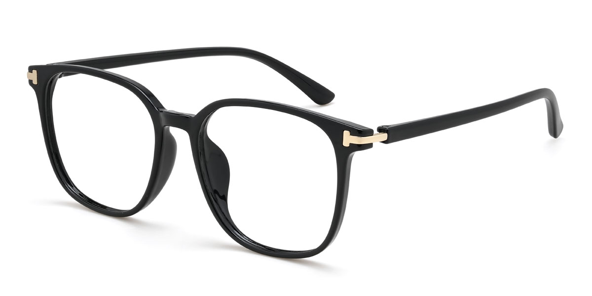 Black Khalani Glasses - Square Glasses