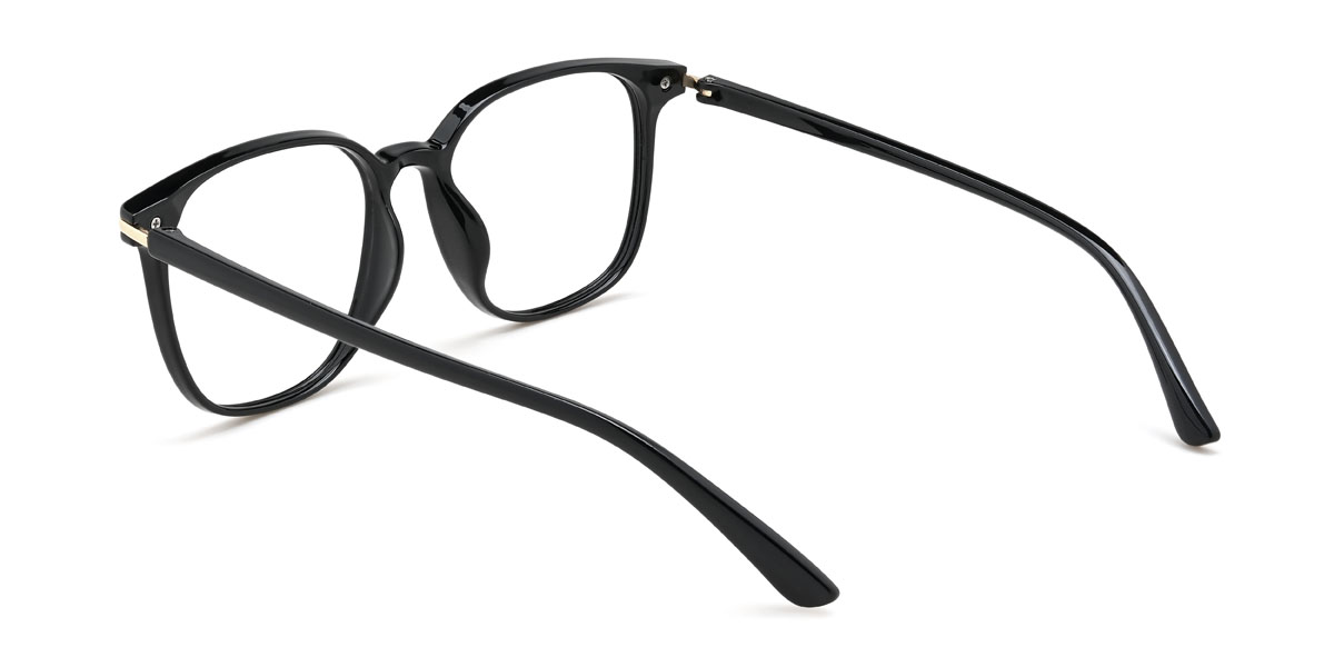 Black Khalani Glasses - Square Glasses
