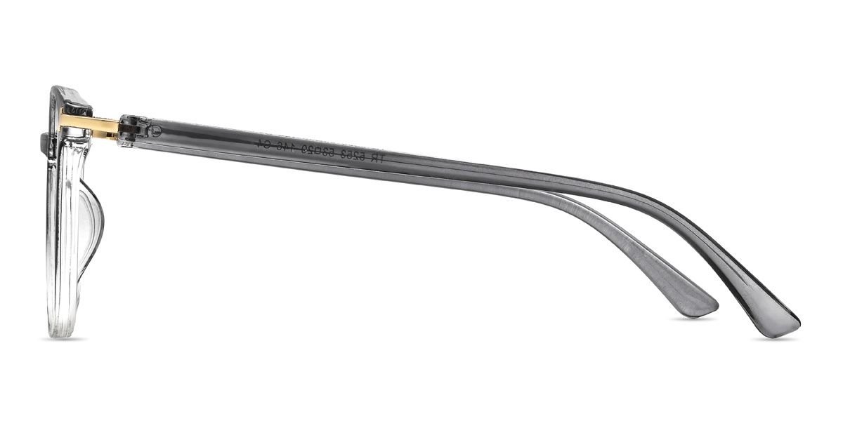 Gradient Grey Khalani Glasses - Square Glasses