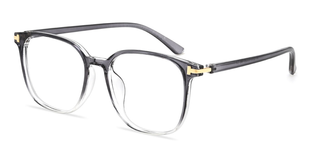 Gradient Grey Khalani Glasses - Square Glasses