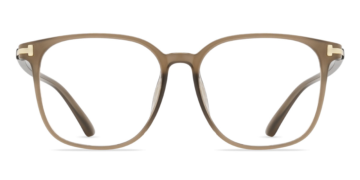 Brown Khalani Glasses - Square Glasses