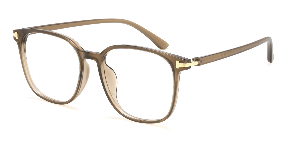 Brown Khalani Glasses - Square Glasses
