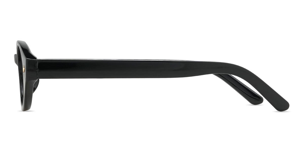 Black Chelsea Glasses - Oval Glasses