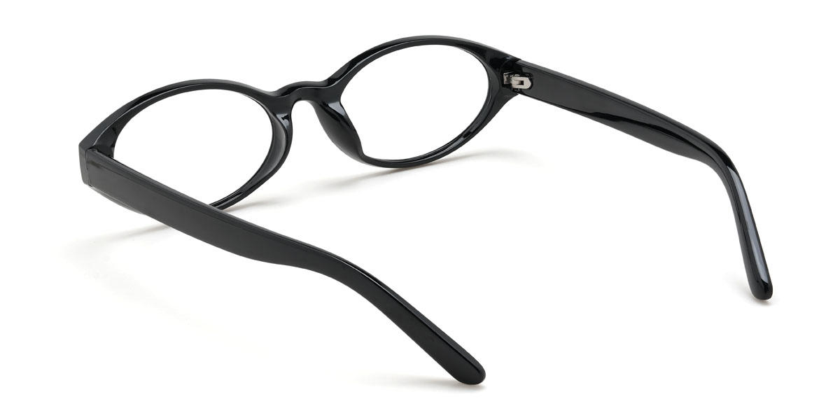 Black Chelsea Glasses - Oval Glasses