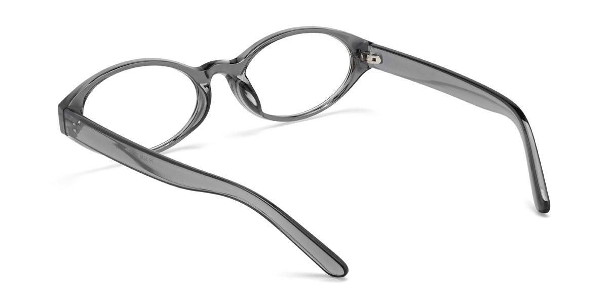 Grey Chelsea Glasses - Oval Glasses
