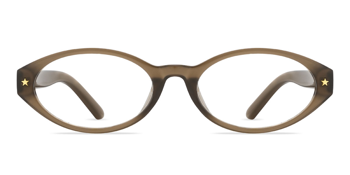 Brown Chelsea Glasses - Oval Glasses