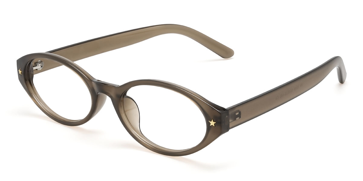 Brown Chelsea Glasses - Oval Glasses