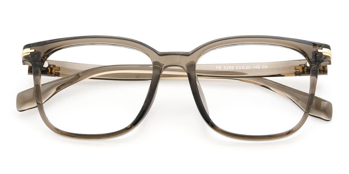 Brown Alaiya Glasses - Square Glasses