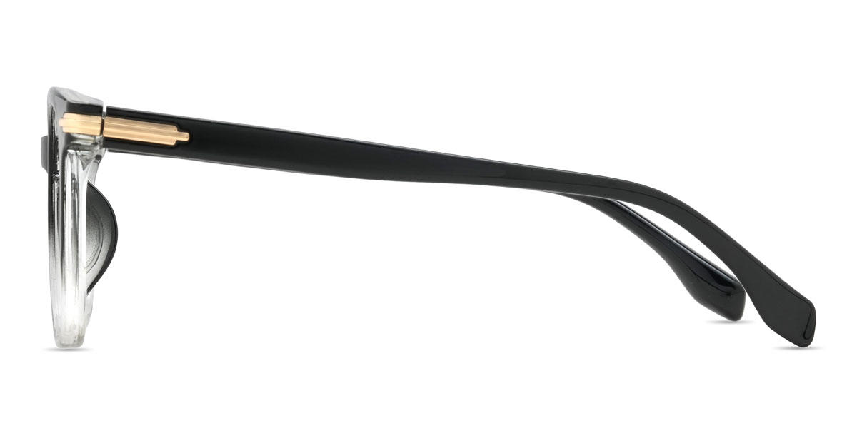 Black Clear Alaiya Glasses - Square Glasses