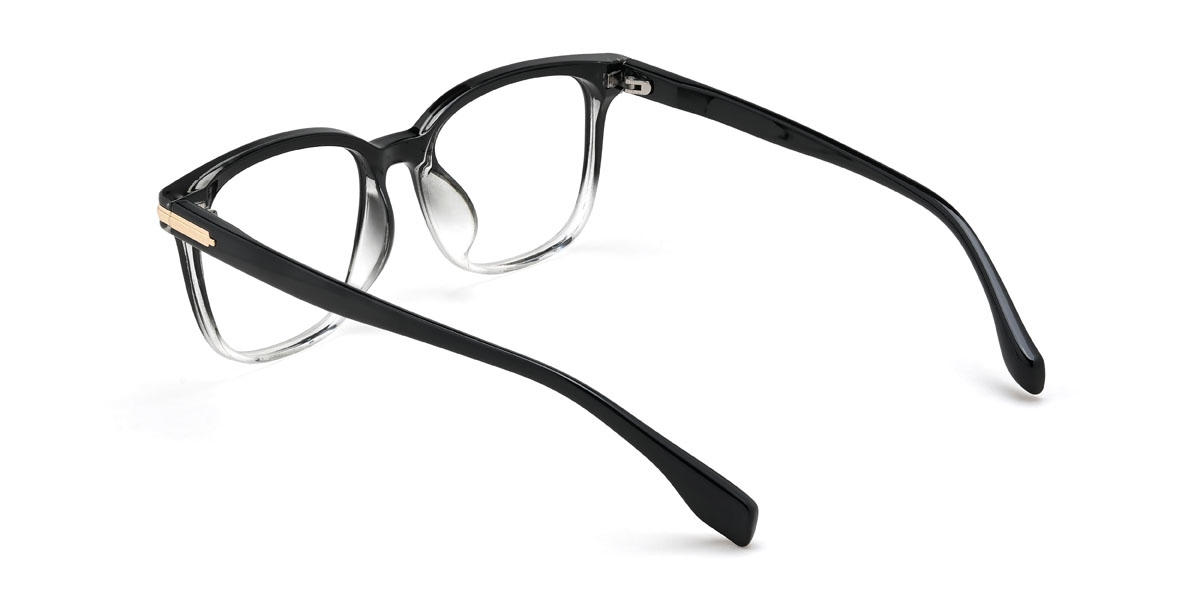 Black Clear Alaiya Glasses - Square Glasses