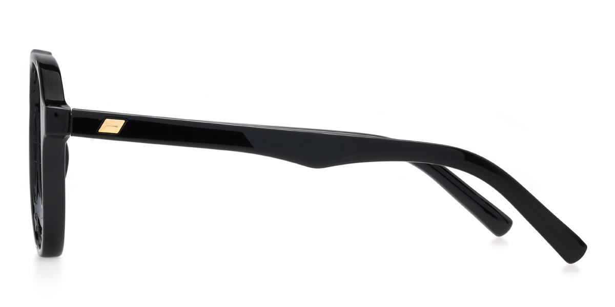 Black Adrien Glasses - Aviator Glasses
