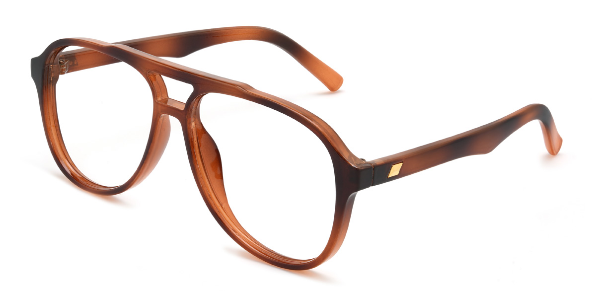 Tortoiseshell Adrien Glasses - Aviator Glasses
