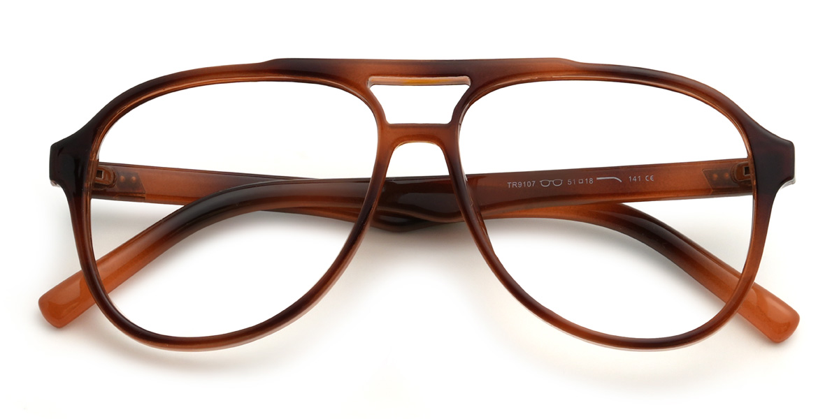 Tortoiseshell Adrien Glasses - Aviator Glasses