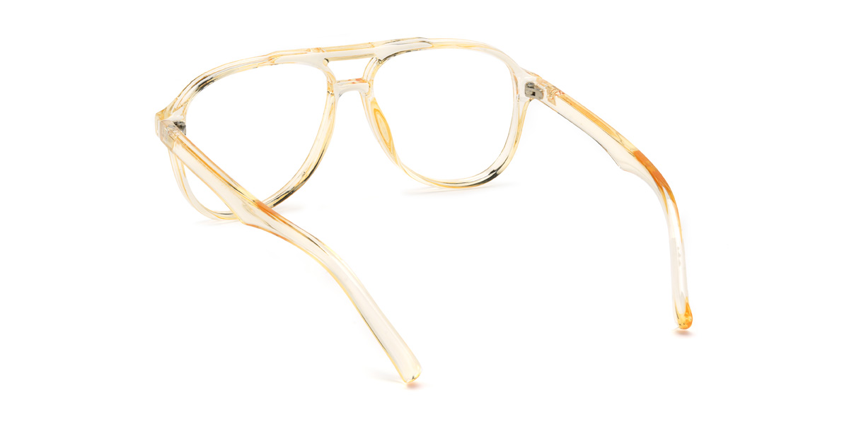 Yellow Adrien Glasses - Aviator Glasses