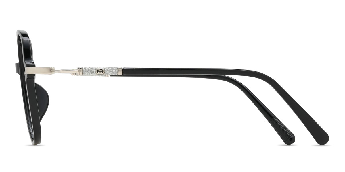 Black Emiliana Glasses - Square Glasses
