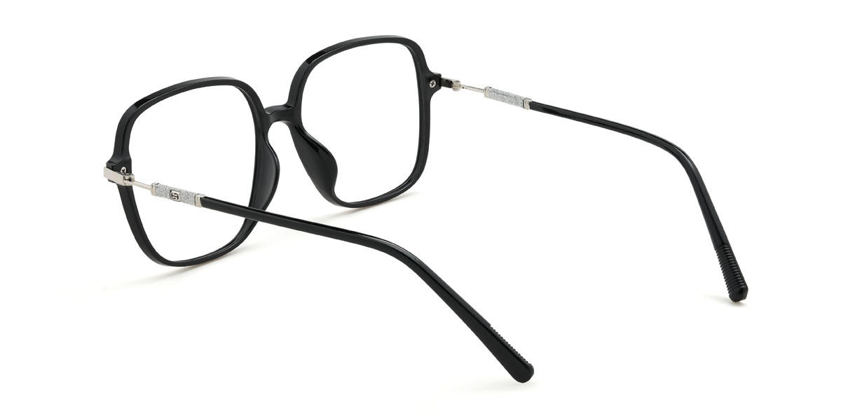 Black Emiliana Glasses - Square Glasses