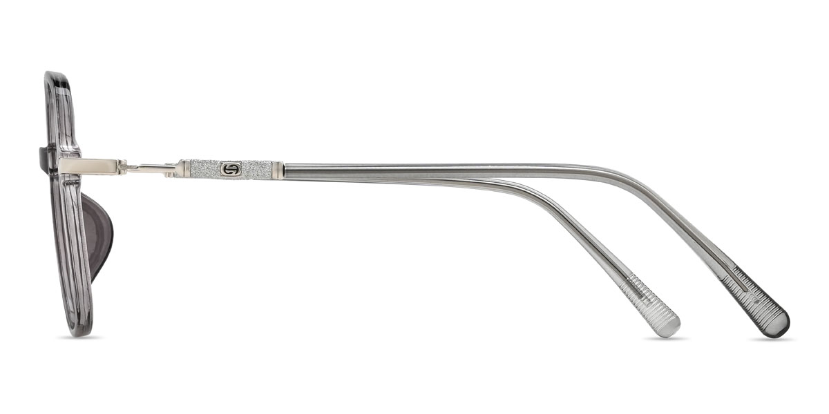 Grey Emiliana Glasses - Square Glasses