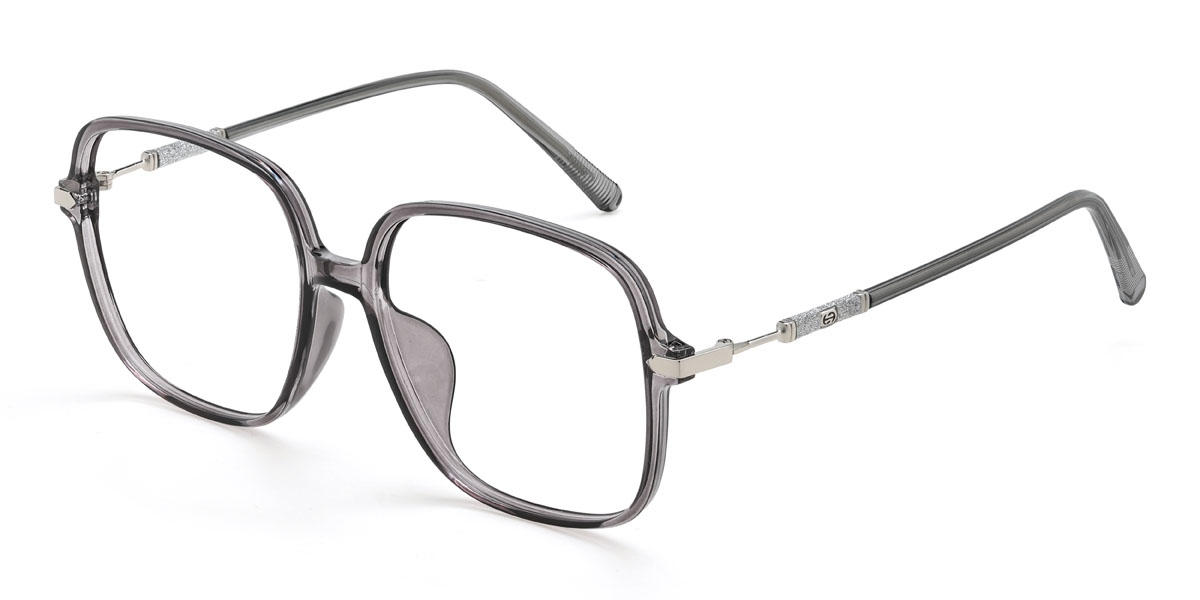 Grey Emiliana Glasses - Square Glasses