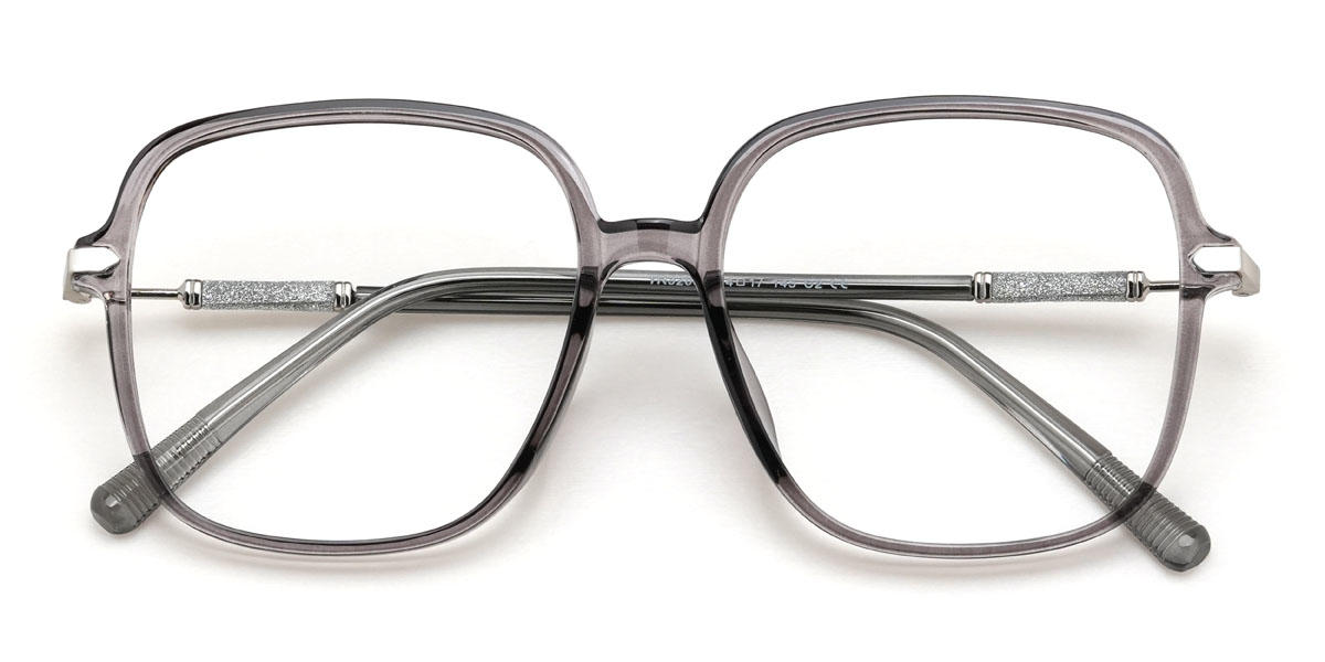 Grey Emiliana Glasses - Square Glasses