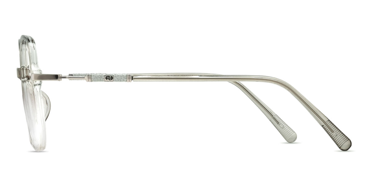 Gradient Grey Emiliana Glasses - Square Glasses