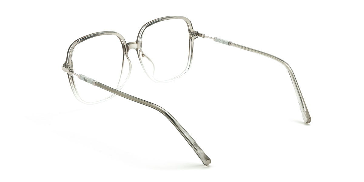 Gradient Grey Emiliana Glasses - Square Glasses