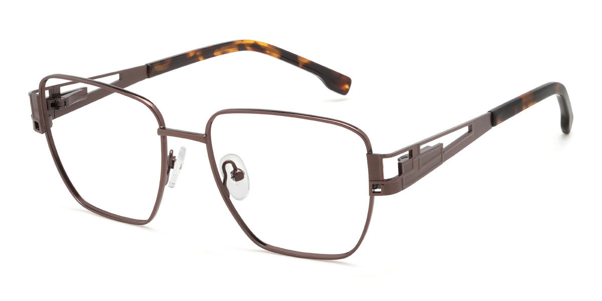 Brown Inara Glasses - Rectangle Glasses