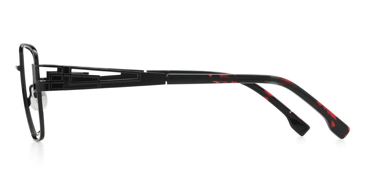 Black Inara Glasses - Rectangle Glasses