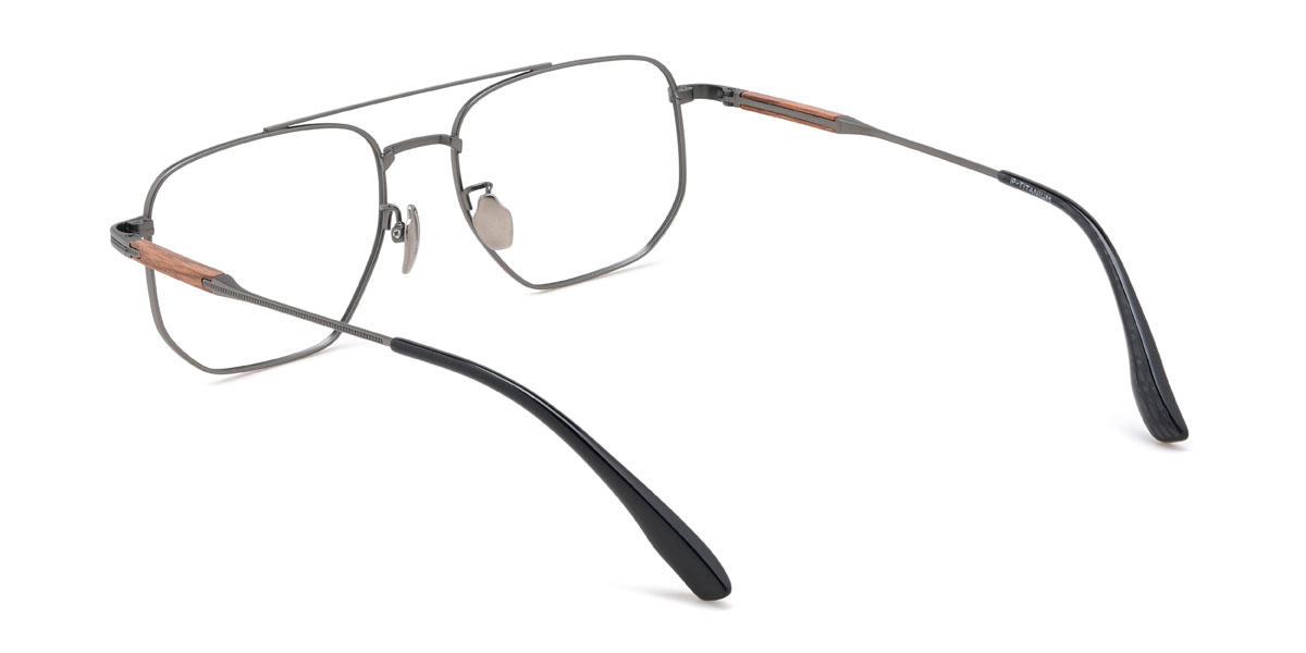Grey Akeyel Glasses - Aviator Glasses