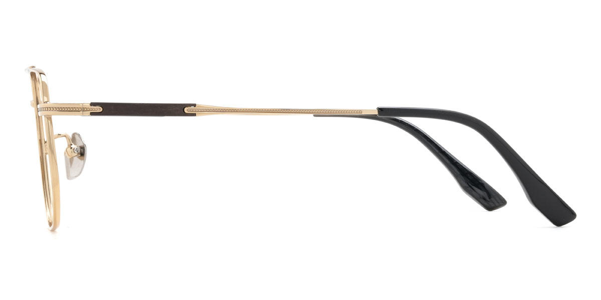 Gold Akeyel Glasses - Aviator Glasses
