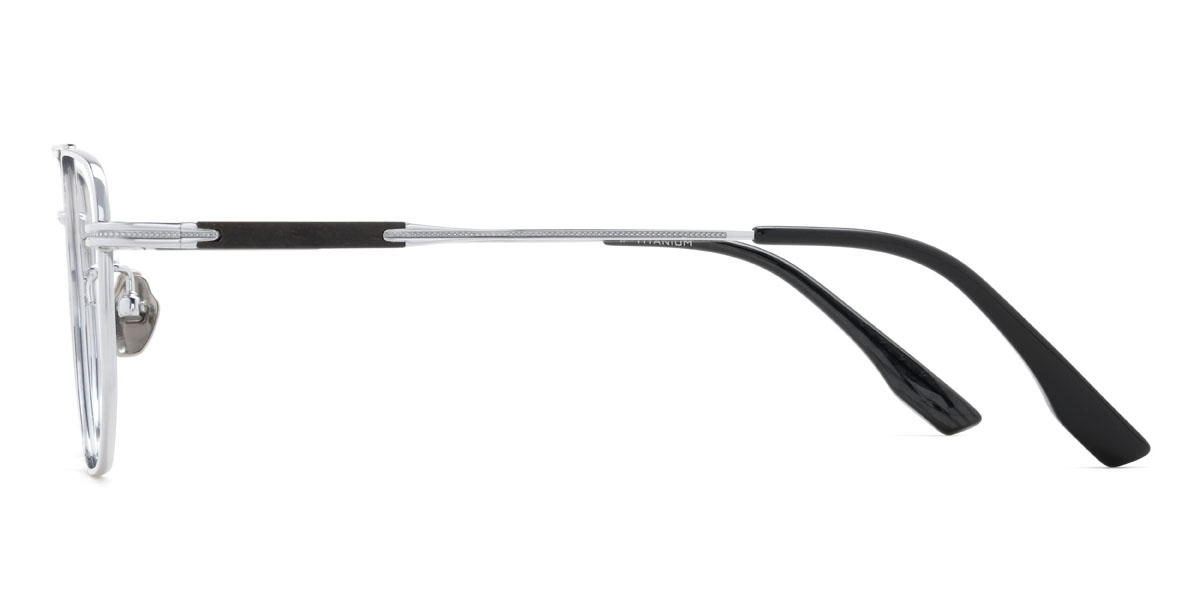 Silber Akeyel Brille - Aviator Glasses