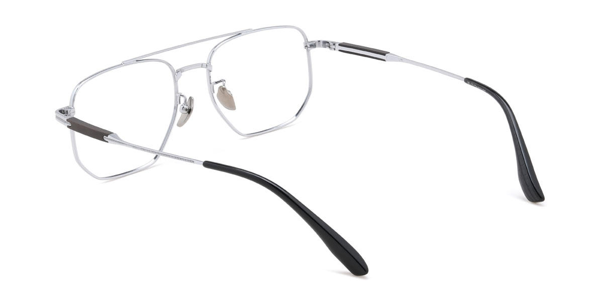Silber Akeyel Brille - Aviator Glasses
