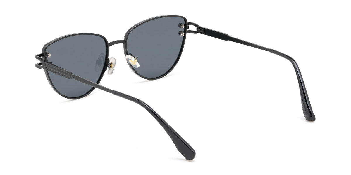 Fekete szürke Jacia Szemüveg - Cat Eye Sunglasses