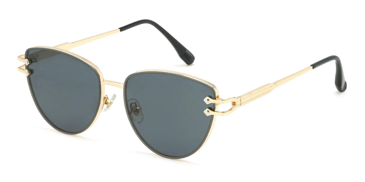 Gold Grau Jacia Brille - Cat Eye Sunglasses