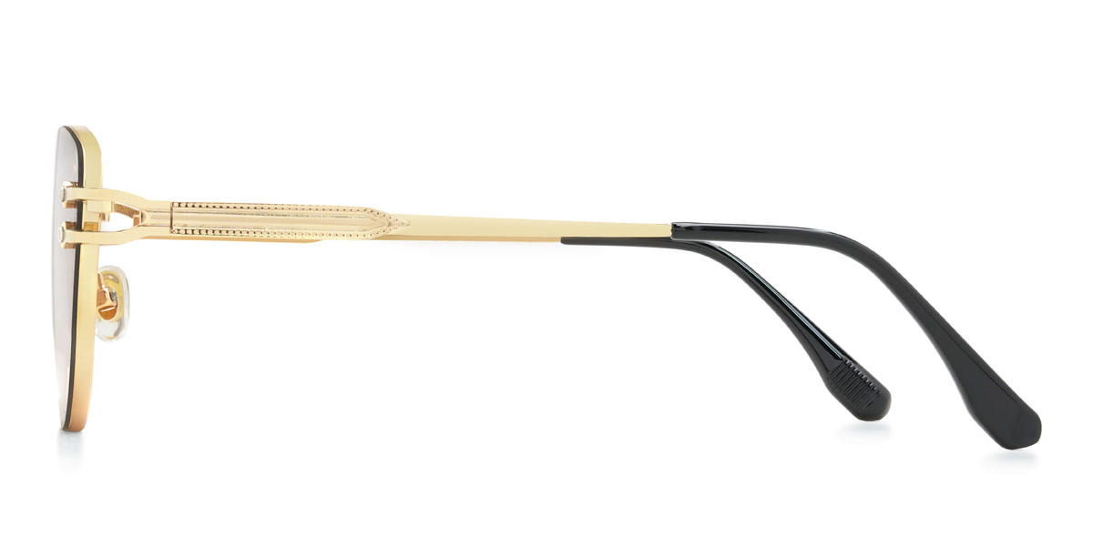 Gold Gradual Green Jacia Glasses - Cat Eye Sunglasses