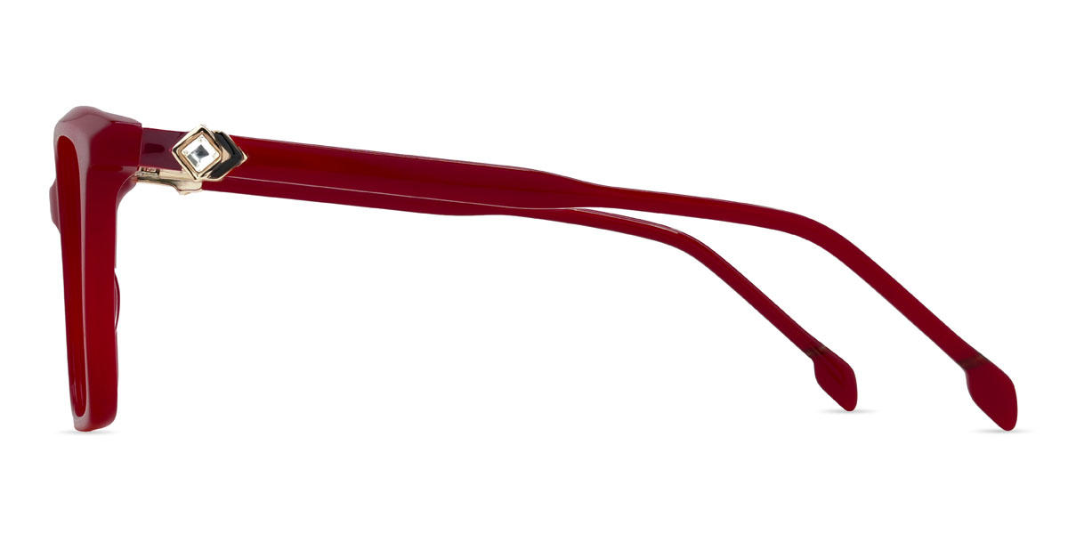 Rot Mariya Brille - Square Glasses