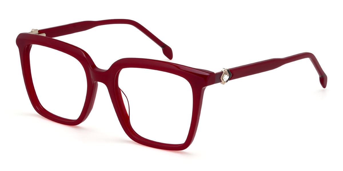 Rot Mariya Brille - Square Glasses