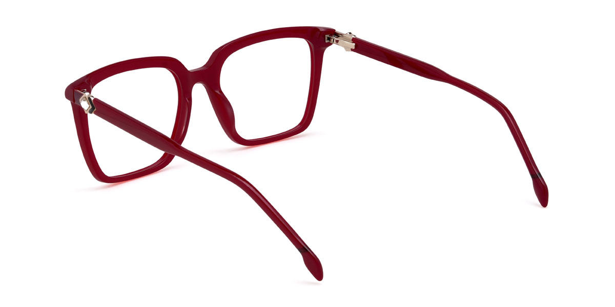 Rot Mariya Brille - Square Glasses