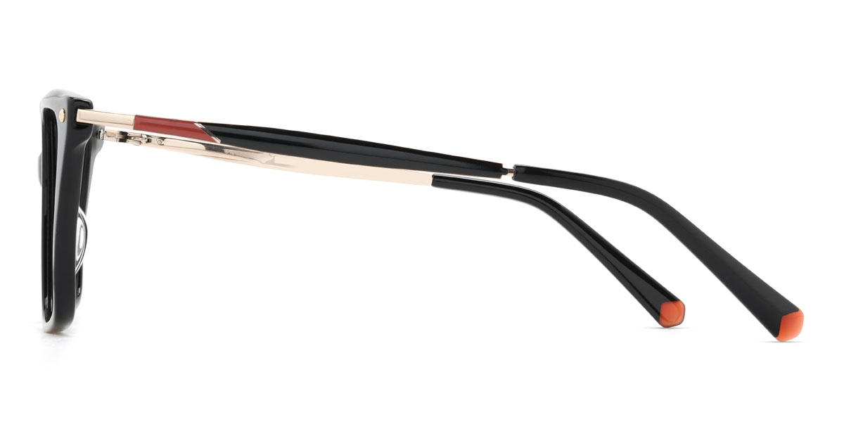 Black Emersyn Glasses - Rectangle Glasses