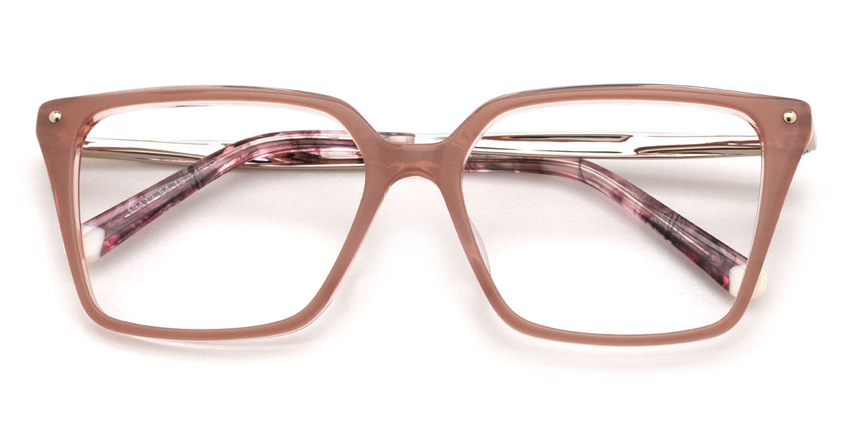 Pink Emersyn Glasses - Rectangle Glasses