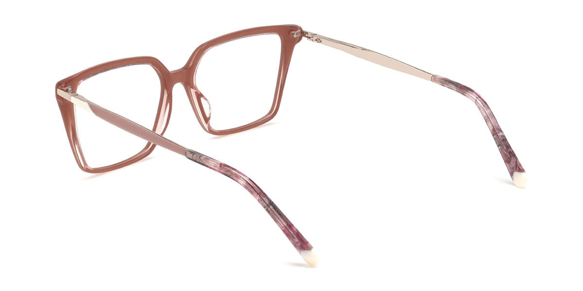 Pink Emersyn Glasses - Rectangle Glasses