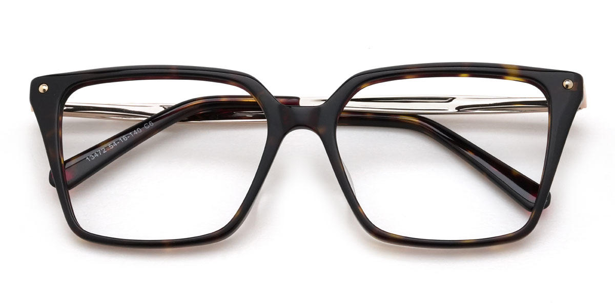 Schildpatt Emersyn Brille - Rectangle Glasses