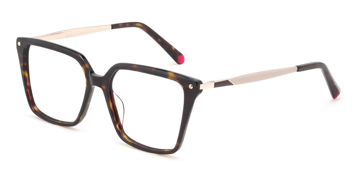 Schildpatt Emersyn Brille - Rectangle Glasses