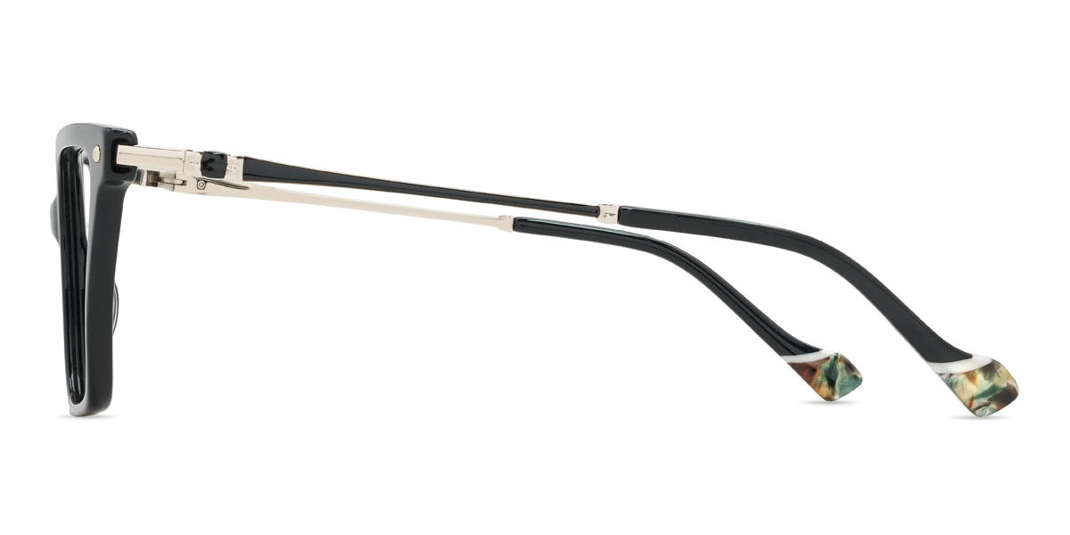Black Oaklynn Glasses - Rectangle Glasses