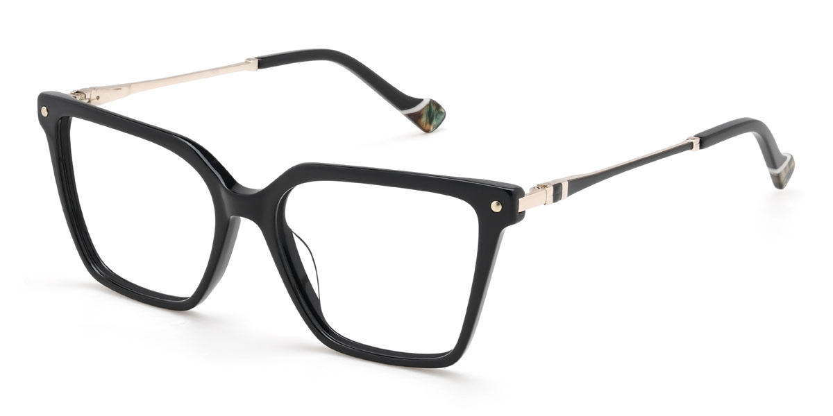 Black Oaklynn Glasses - Rectangle Glasses