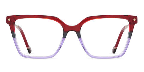 Červeno fialová Oaklynn - Rectangle Glasses
