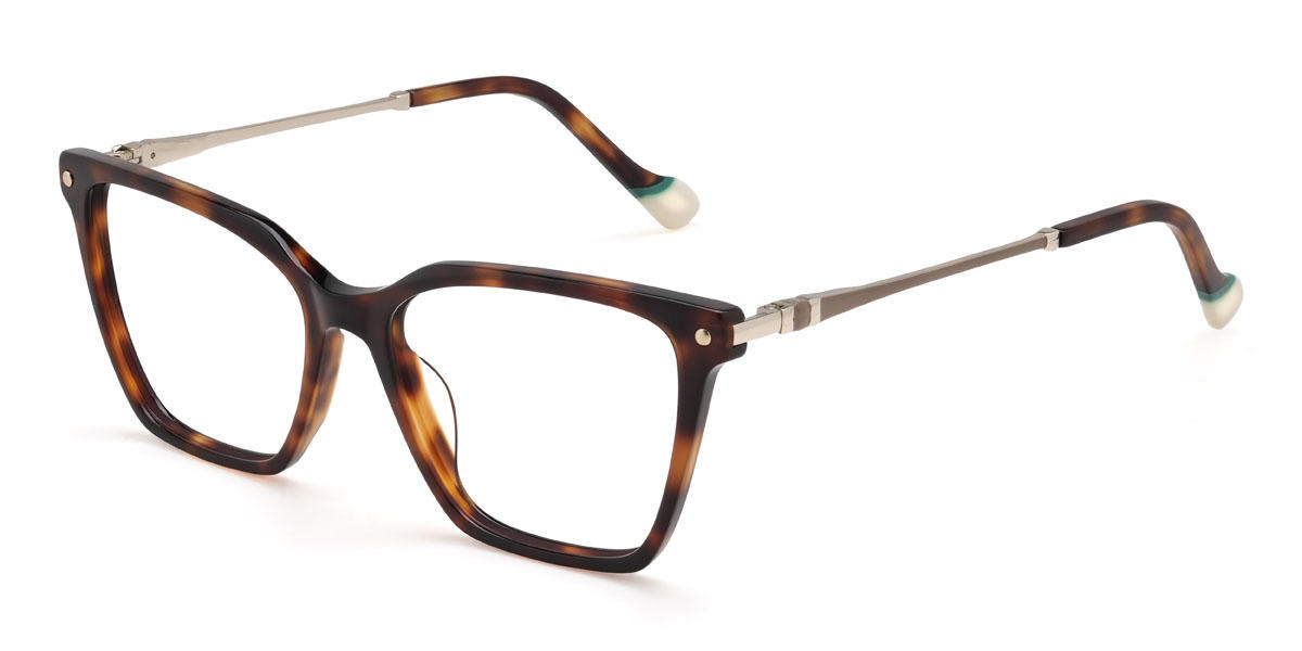 Tortoiseshell Oaklynn Glasses - Rectangle Glasses